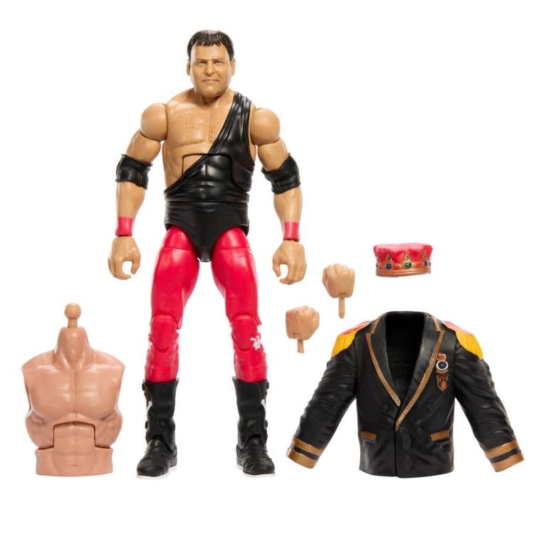 WWE Survivor Series Elite Collection Jerry "The King" Lawler (British Bulldog BAF) Gallery Image 7
