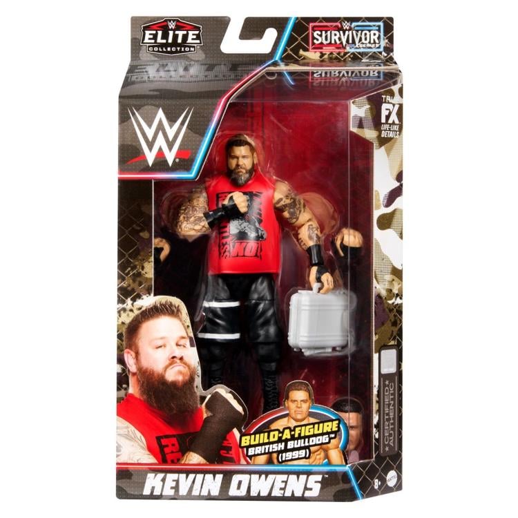 WWE Survivor Series Elite Collection Kevin Owens (British Bulldog BAF) Gallery Image 8