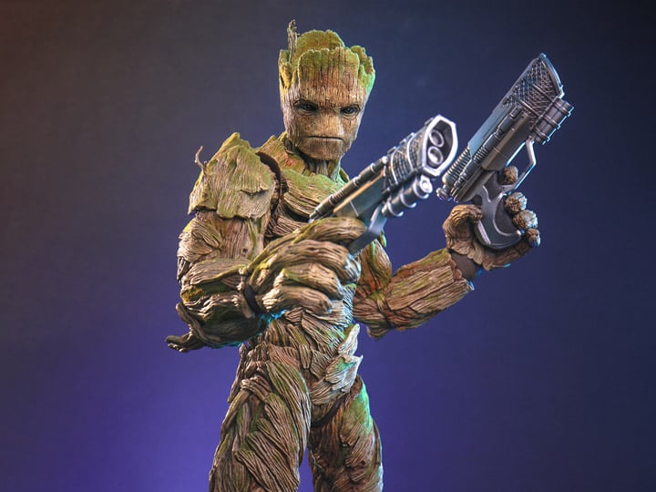 Guardians of the Galaxy Vol. 3 MMS706 Groot 1/6th Scale Collectible Figure Gallery Image 1