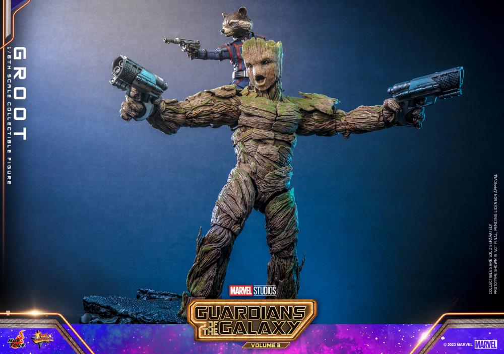 Guardians of the Galaxy Vol. 3 MMS706 Groot 1/6th Scale Collectible Figure Gallery Image 5