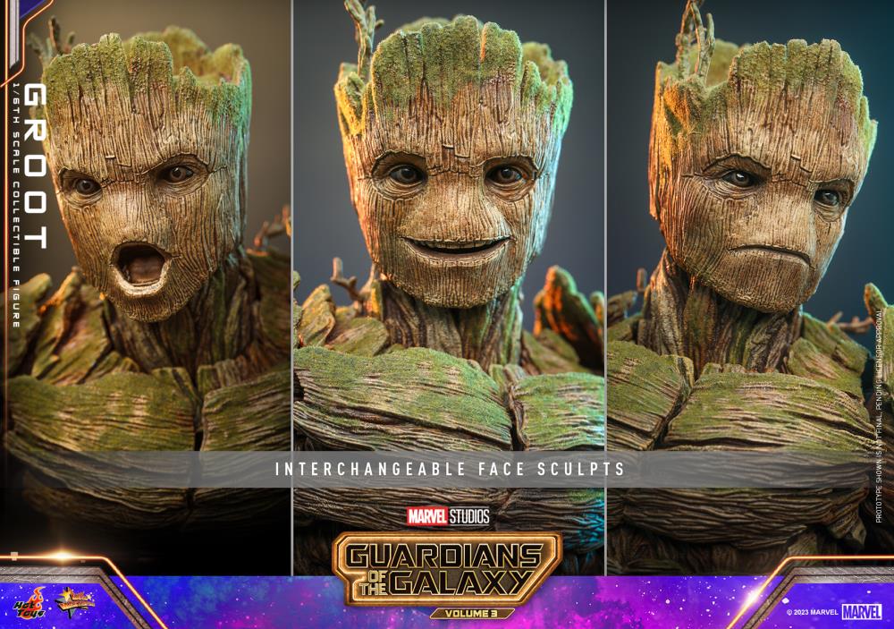 Guardians of the Galaxy Vol. 3 MMS706 Groot 1/6th Scale Collectible Figure Gallery Image 14