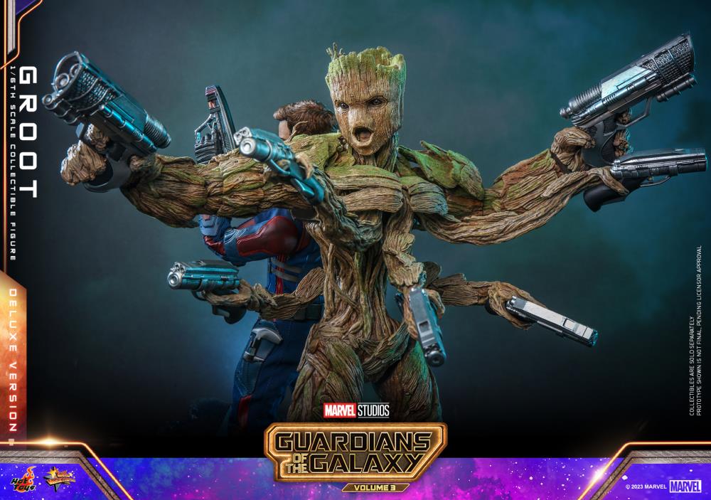 Guardians of the Galaxy Vol. 3 MMS707 Groot Deluxe 1/6th Scale Collectible Figure Gallery Image 11