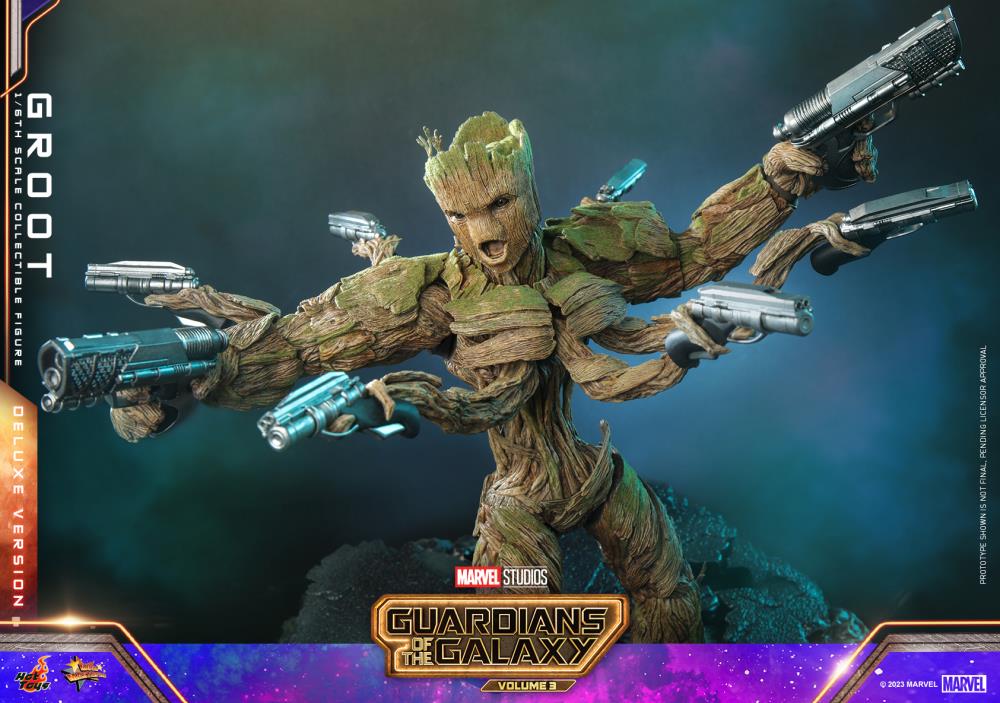 Guardians of the Galaxy Vol. 3 MMS707 Groot Deluxe 1/6th Scale Collectible Figure Gallery Image 12