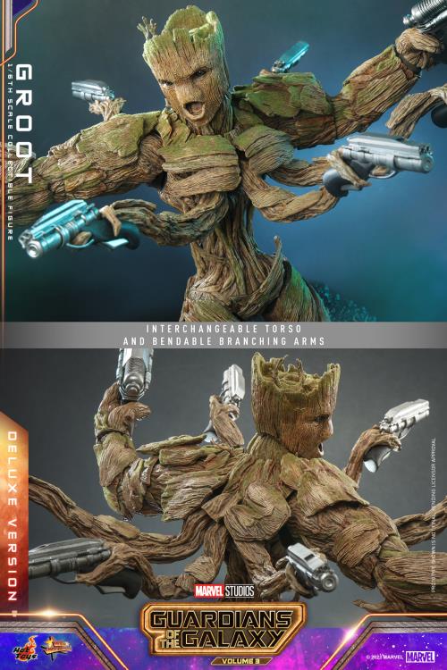 Guardians of the Galaxy Vol. 3 MMS707 Groot Deluxe 1/6th Scale Collectible Figure Gallery Image 16