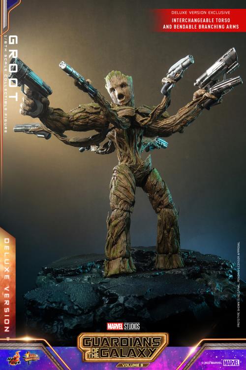 Guardians of the Galaxy Vol. 3 MMS707 Groot Deluxe 1/6th Scale Collectible Figure Gallery Image 3