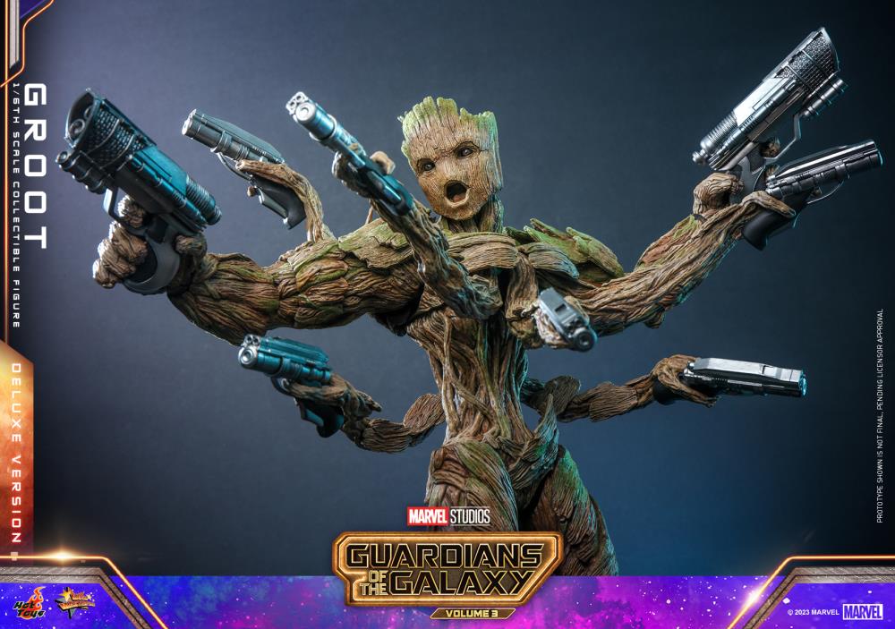 Guardians of the Galaxy Vol. 3 MMS707 Groot Deluxe 1/6th Scale Collectible Figure Gallery Image 9