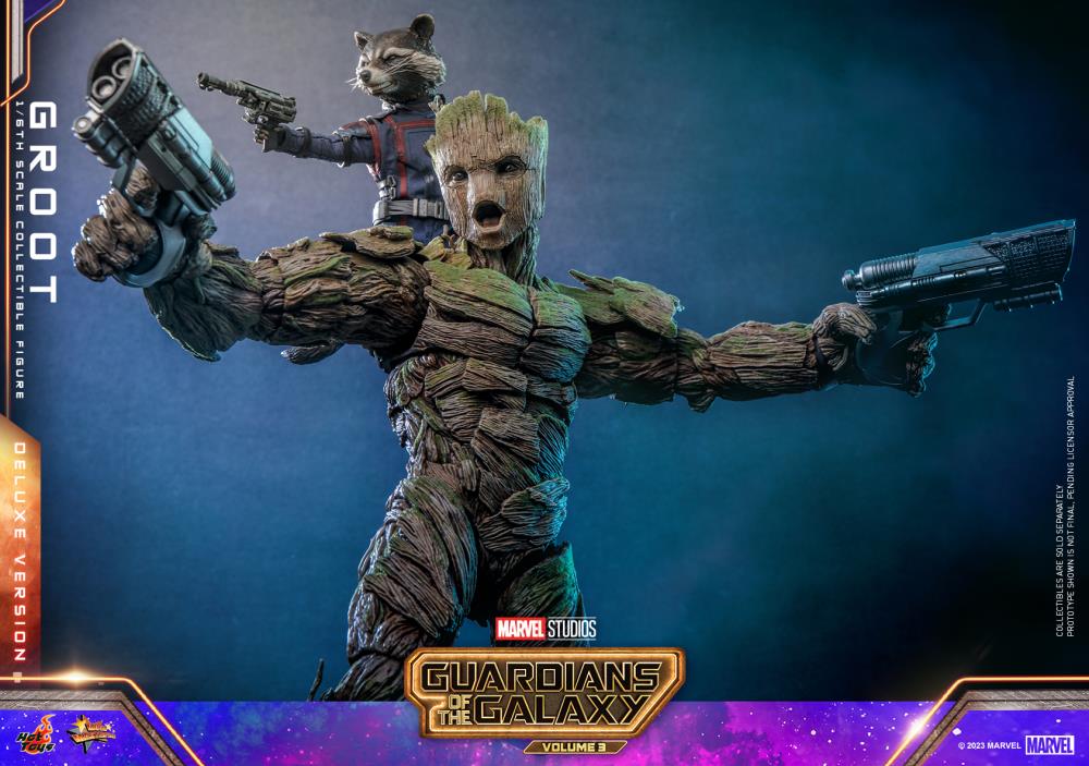 Guardians of the Galaxy Vol. 3 MMS707 Groot Deluxe 1/6th Scale Collectible Figure Gallery Image 10