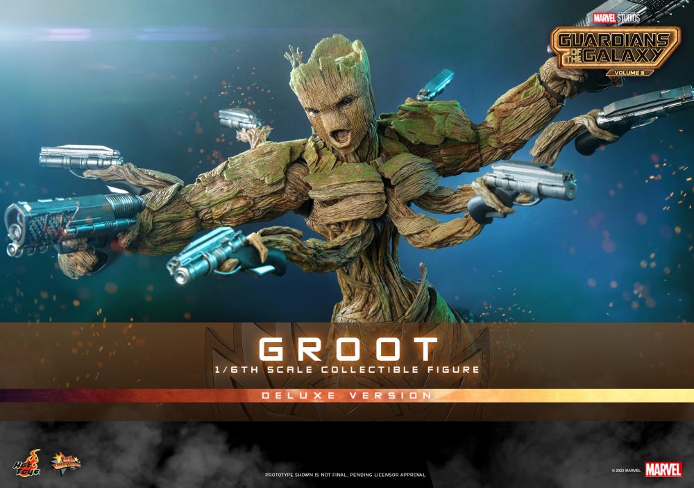Guardians of the Galaxy Vol. 3 MMS707 Groot Deluxe 1/6th Scale Collectible Figure Gallery Image 13