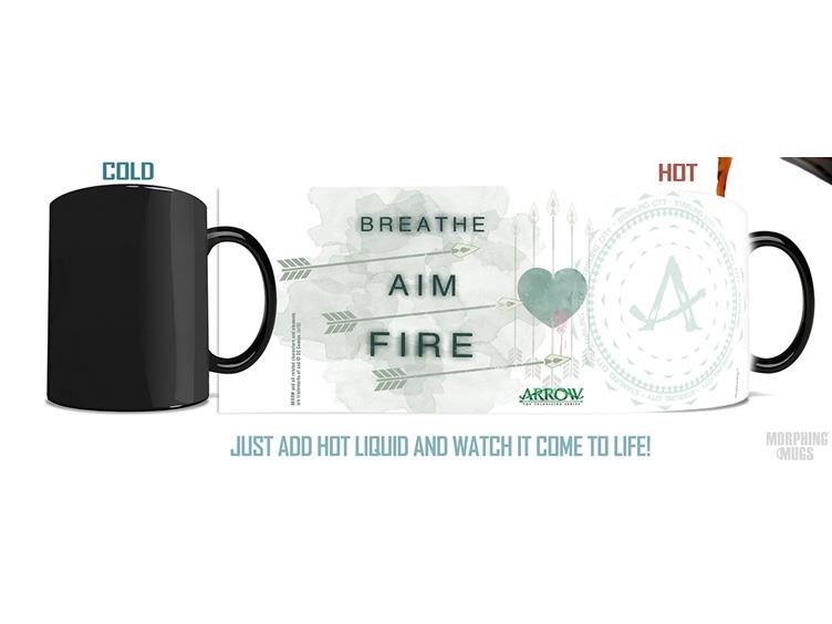 Arrow Morphing Mug - Breathe, Aim, Fire Gallery Image 1