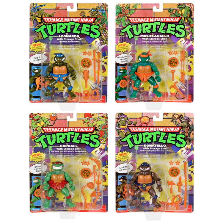 Teenage Mutant Ninja Turtles Classic Turtle Figure Four-Pack Gallery Image 4