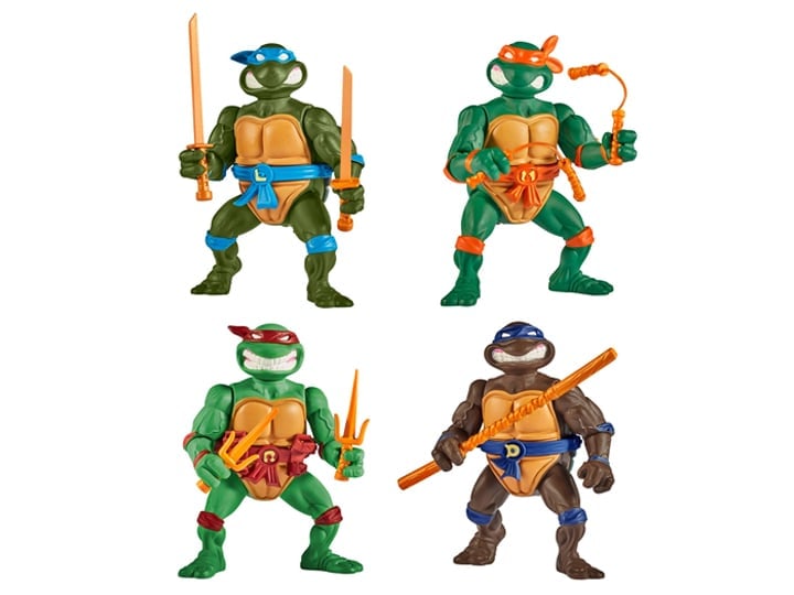 Teenage Mutant Ninja Turtles Classic Turtle Figure Four-Pack Gallery Image 1