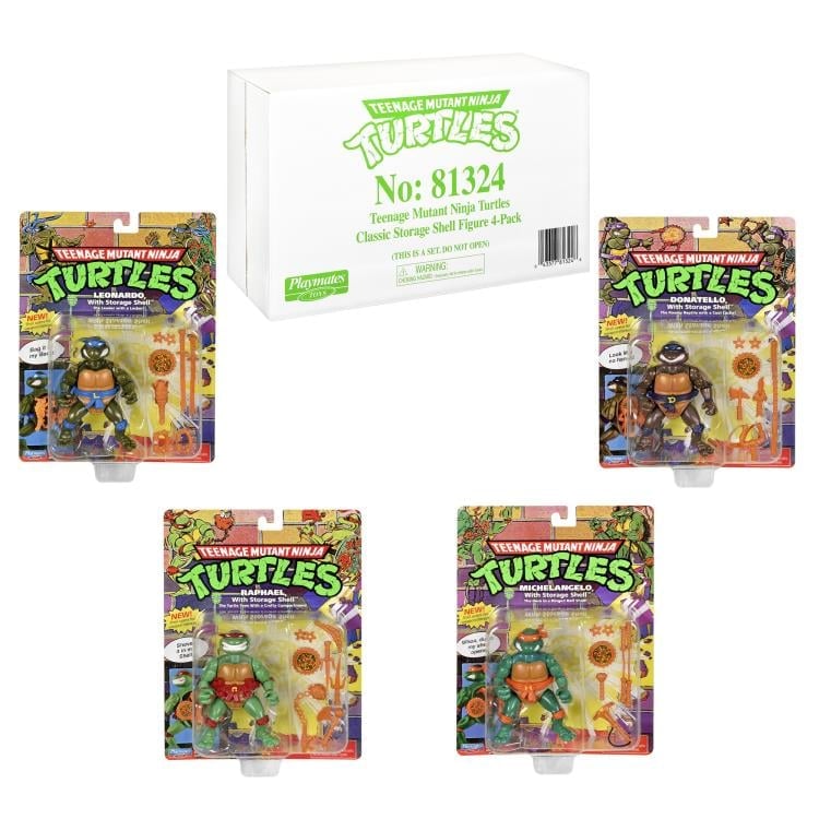 Teenage Mutant Ninja Turtles Classic Turtle Figure Four-Pack Gallery Image 5