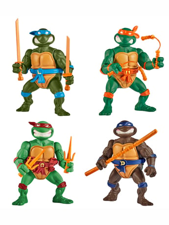 Teenage Mutant Ninja Turtles Classic Turtle Figure Four-Pack Gallery Image 2