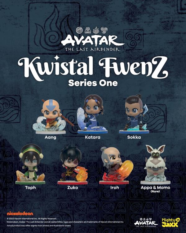 Avatar: The Last Airbender Kwistal Fwenz Series 1 Box of 6 Random Figures Gallery Image 3