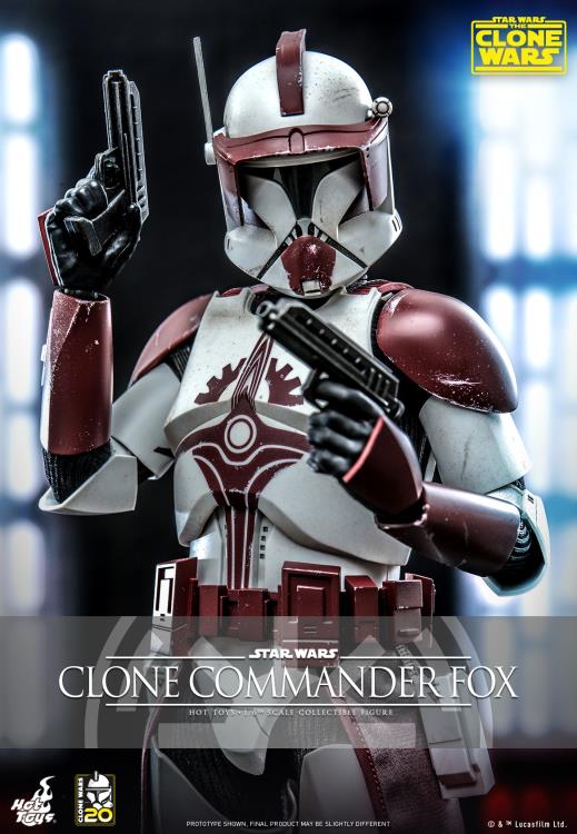 Star Wars: The Clone Wars TMS103 Clone Commander Fox 1/6th Scale Collectible Figure Gallery Image 3