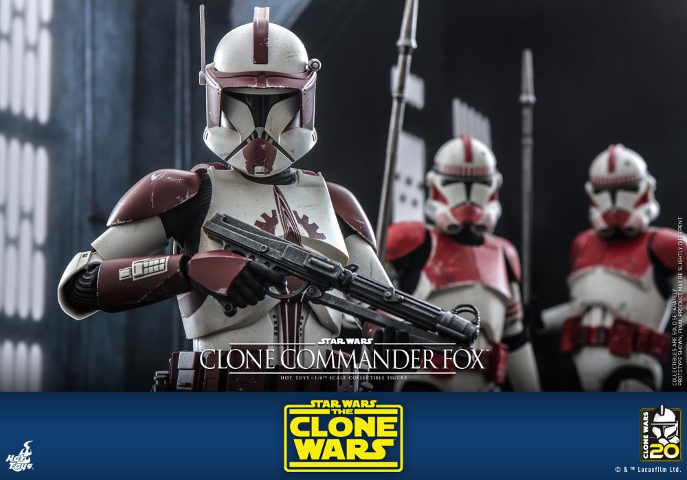 Star Wars: The Clone Wars TMS103 Clone Commander Fox 1/6th Scale Collectible Figure Gallery Image 10