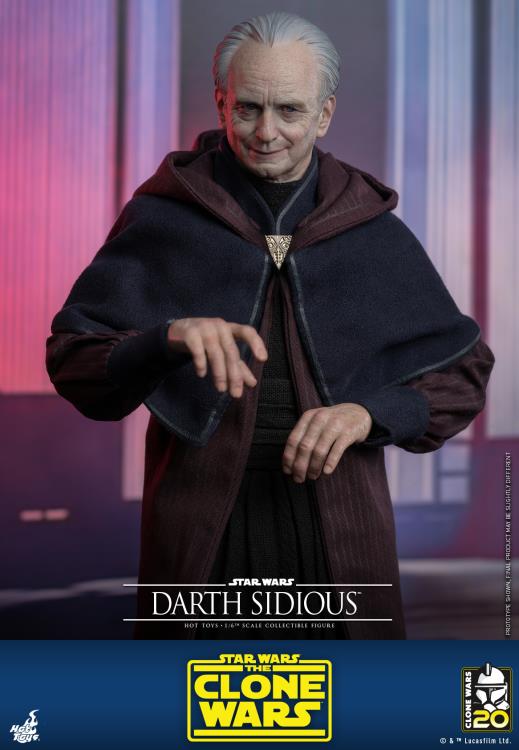 Star Wars: The Clone Wars TMS102 Darth Sidious 1/6th Scale Collectible Figure Gallery Image 19
