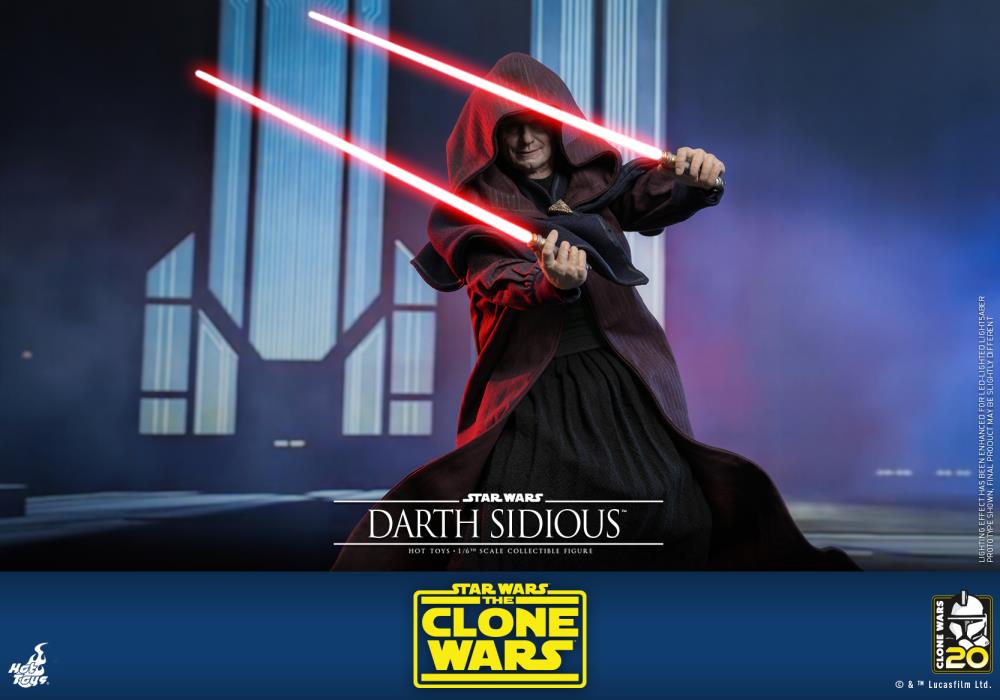 Star Wars: The Clone Wars TMS102 Darth Sidious 1/6th Scale