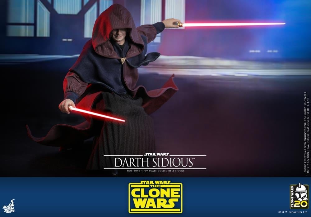 Star Wars: The Clone Wars TMS102 Darth Sidious 1/6th Scale