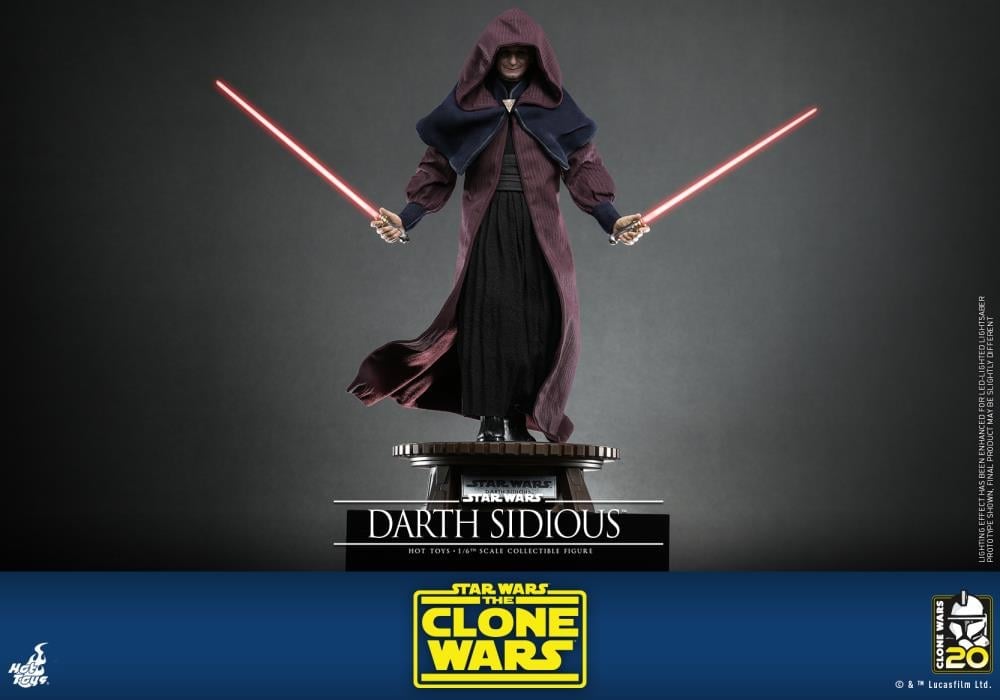 Star Wars: The Clone Wars TMS102 Darth Sidious 1/6th Scale Collectible Figure Gallery Image 22