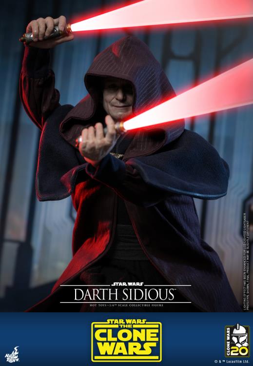Star Wars: The Clone Wars TMS102 Darth Sidious 1/6th Scale Collectible Figure Gallery Image 6