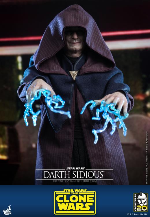 Star Wars: The Clone Wars TMS102 Darth Sidious 1/6th Scale Collectible Figure Gallery Image 17
