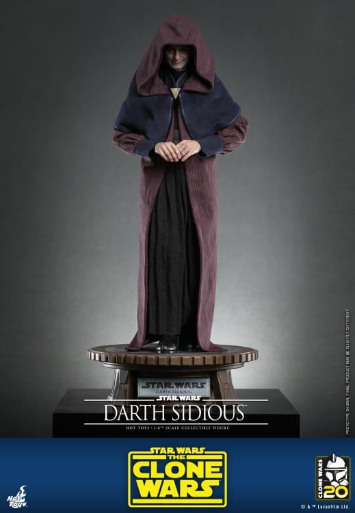 Star Wars: The Clone Wars TMS102 Darth Sidious 1/6th Scale Collectible Figure Gallery Image 21
