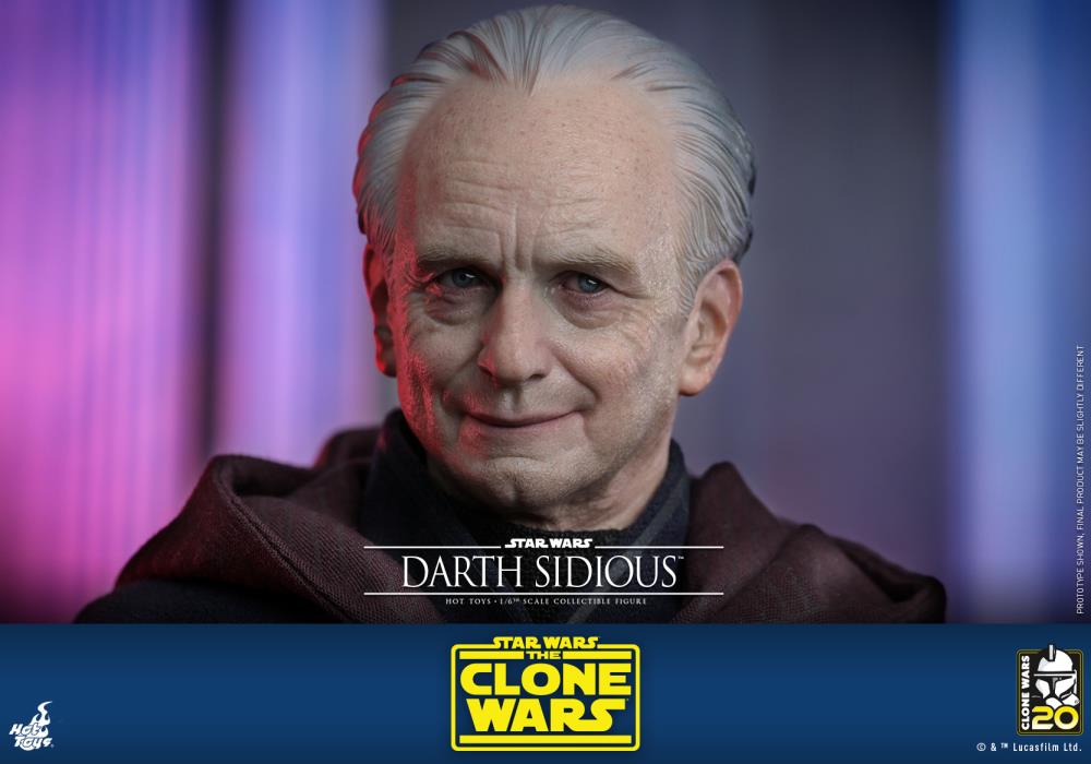 Star Wars: The Clone Wars TMS102 Darth Sidious 1/6th Scale Collectible Figure Gallery Image 18
