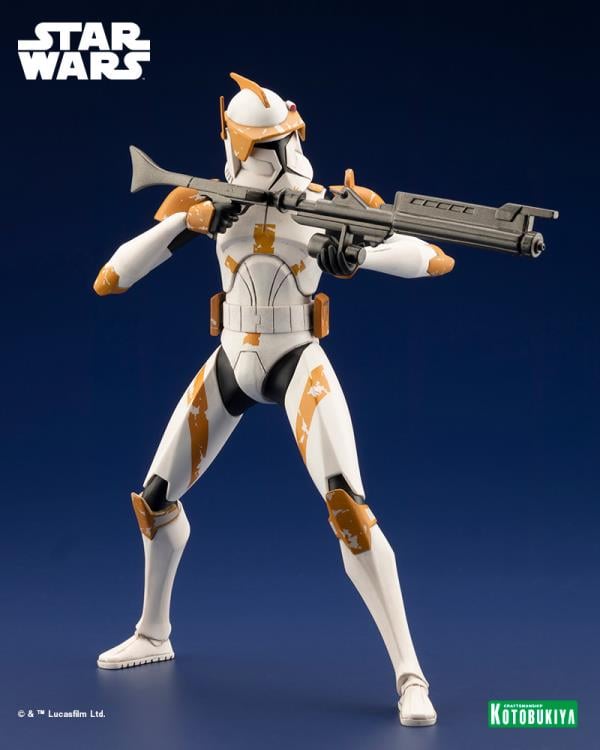 Star Wars: The Clone Wars ArtFX+ Commander Cody Statue Gallery Image 3