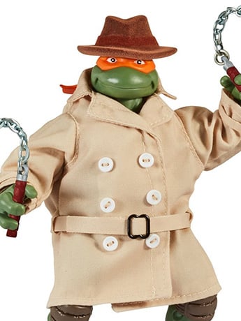 Teenage Mutant Ninja Turtles Ninja Elite Series Michelangelo in Disguise Figure Gallery Image 2