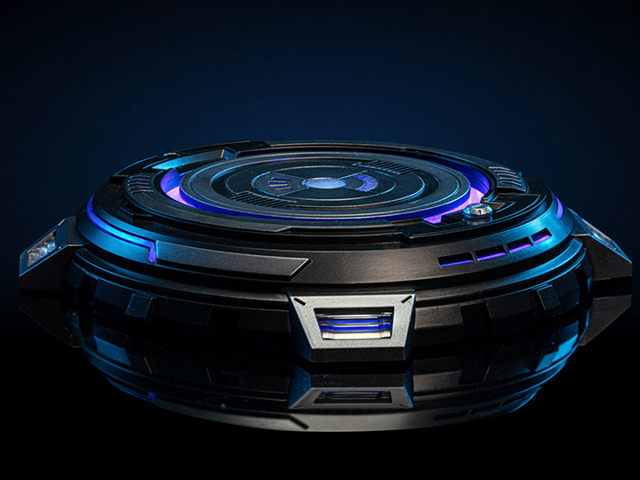 Light-Up 1/12 Scale Display Base (Black) Gallery Image 1