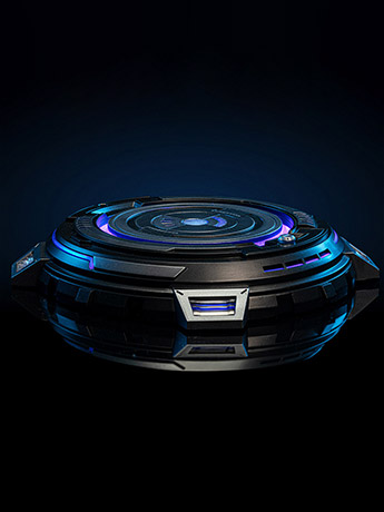 Light-Up 1/12 Scale Display Base (Black) Gallery Image 2