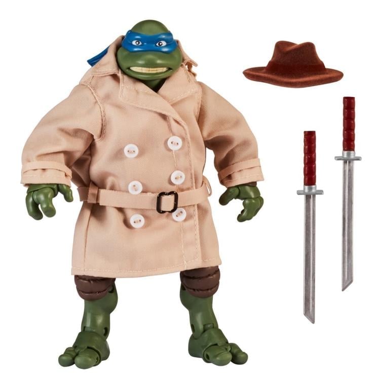 Teenage Mutant Ninja Turtles Ninja Elite Series Leonardo in Disguise Figure Gallery Image 6