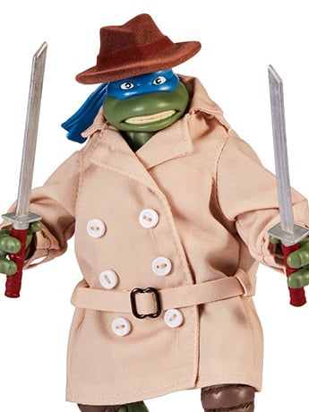 Teenage Mutant Ninja Turtles Ninja Elite Series Leonardo in Disguise Figure Gallery Image 2