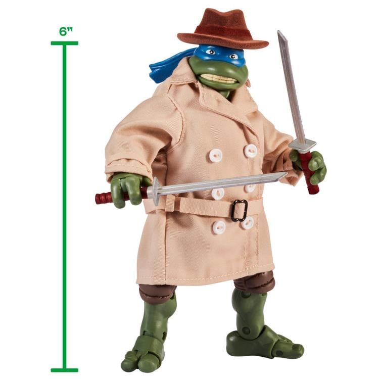 Teenage Mutant Ninja Turtles Ninja Elite Series Leonardo in Disguise Figure Gallery Image 5