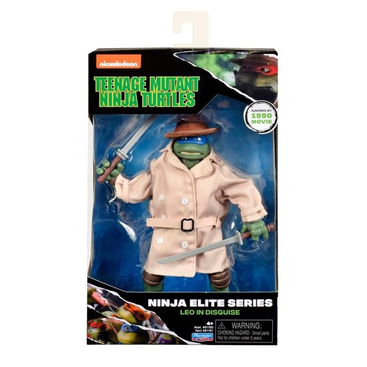 Teenage Mutant Ninja Turtles Ninja Elite Series Leonardo in Disguise Figure Gallery Image 7