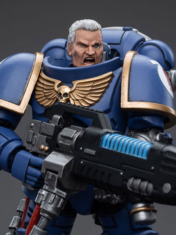 Warhammer 40K Ultramarines Hellblasters Sergeant Ulaxes 1/18 Scale Figure Gallery Image 2