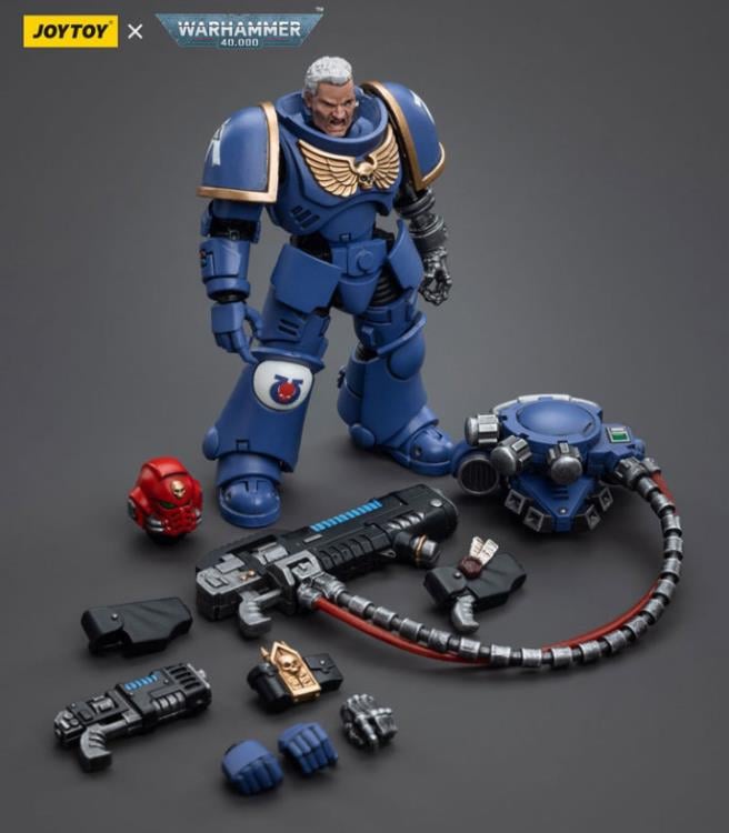 Warhammer 40K Ultramarines Hellblasters Sergeant Ulaxes 1/18 Scale Figure Gallery Image 10