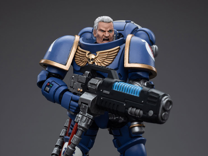 Warhammer 40K Ultramarines Hellblasters Sergeant Ulaxes 1/18 Scale Figure Gallery Image 1