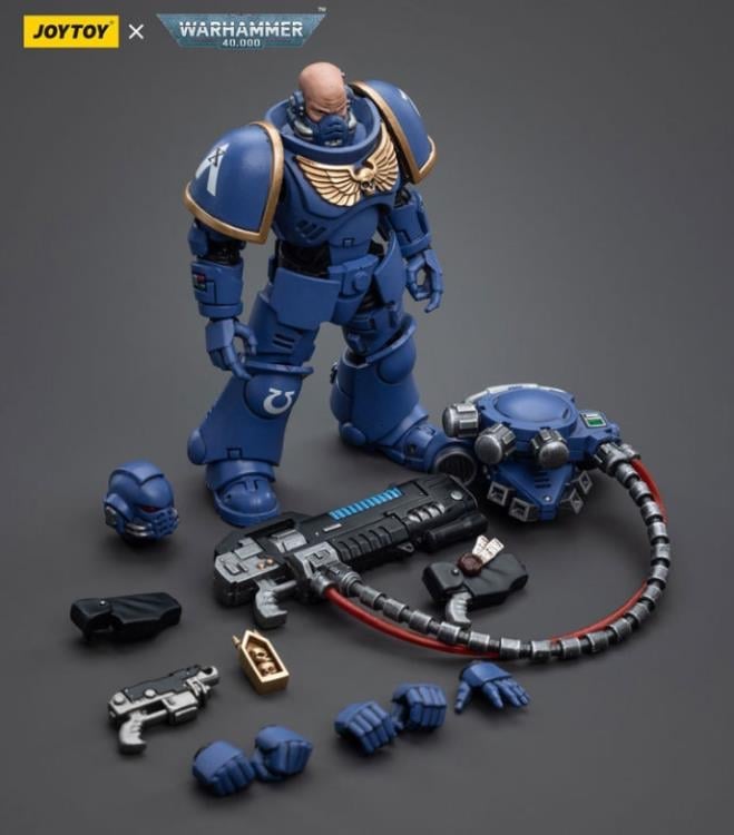 Warhammer 40K Ultramarines Hellblasters Brother Torsus 1/18 Scale Figure Gallery Image 11