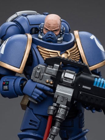 Warhammer 40K Ultramarines Hellblasters Brother Torsus 1/18 Scale Figure Gallery Image 2