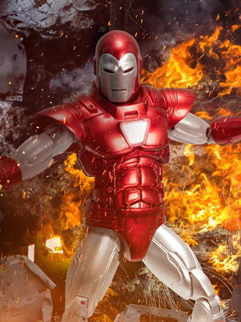 Marvel Comics One:12 Collective Iron Man (Silver Centurion) Gallery Image 2