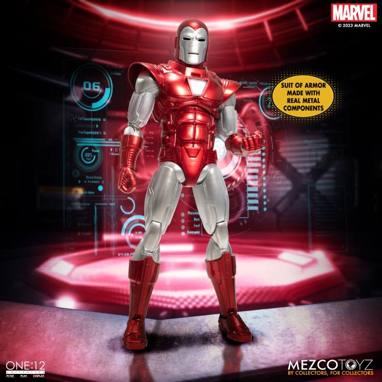 Marvel Comics One:12 Collective Iron Man (Silver Centurion) Gallery Image 3