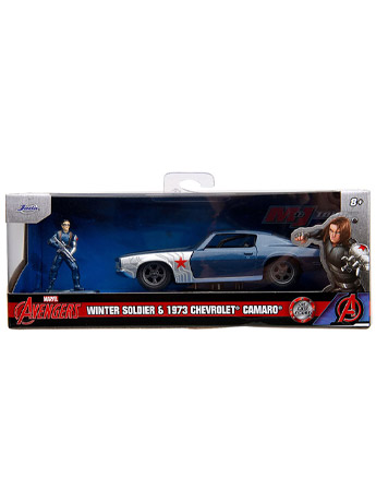 Marvel Hollywood Rides Winter Soldier & 1/32 Scale 1973 Chevy Camaro Gallery Image 2