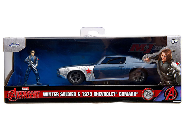 Marvel Hollywood Rides Winter Soldier & 1/32 Scale 1973 Chevy Camaro Gallery Image 1