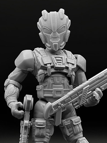 Star Dusk DIY Warkron Blank 1/12 Scale Figure Gallery Image 2