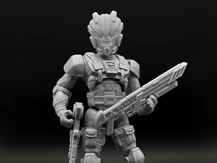 Star Dusk DIY Warkron Blank 1/12 Scale Figure Gallery Image 1