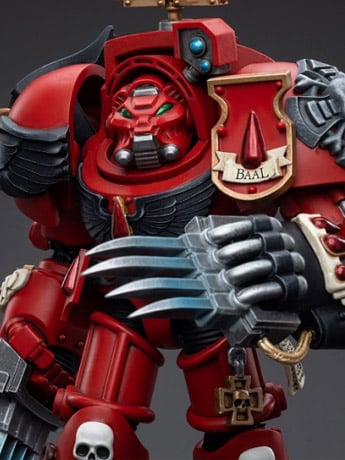 Warhammer 40K Blood Angels Assault Terminators Brother Tyborel 1/18 Scale Figure Gallery Image 2