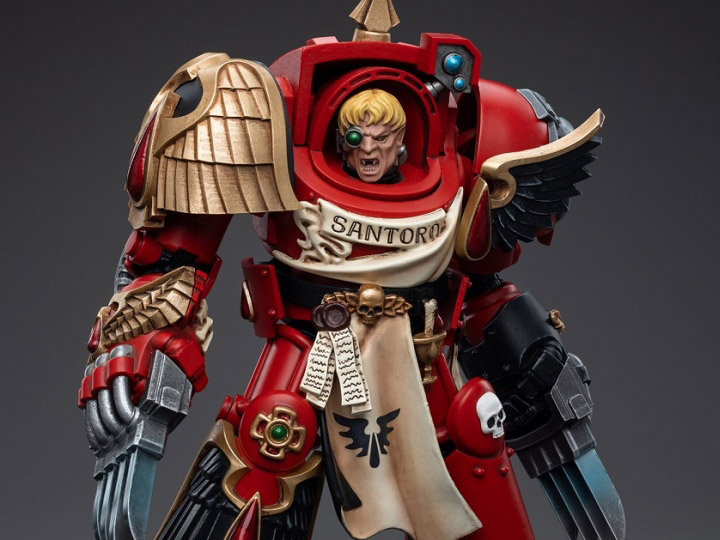 Warhammer 40K Blood Angels Assault Terminators Sergeant Santoro 1/18 Scale Figure Gallery Image 1
