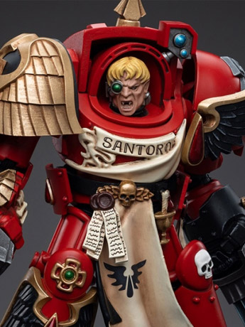 Warhammer 40K Blood Angels Assault Terminators Sergeant Santoro 1/18 Scale Figure Gallery Image 2